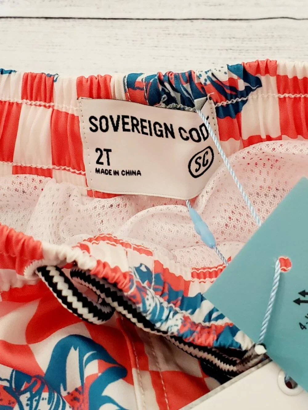 Sovereign Code Kids Session Swim Shorts Floral Size 2T NWT